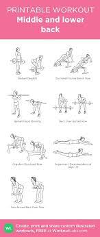 Middle And Lower Back Back Exercises Fitness Body Back Workout