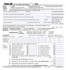 Form 1040-Sr: U.s. Tax Return For Seniors Definition