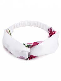 Shop For Flower Print Multi Use Elastic Hair Band White Hair Accessories At Zaful Only Elastic Hair Bands Flower Hair Accessories Hair Accessories For Women