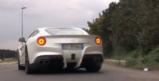 It is the fifth project completed by ferrari's special projects division and it includes elements from the 599xx and the f12 which was released a few months earlier. Ferrari F12 Berlinetta With Capristo Exhaust Roars Gtspirit