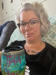 Morning coffee and mountain view