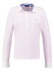 Women Tops T Shirts Gant Polo Shirt California Pink Gant
