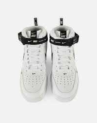 Nike Air Force 1 Mid 07 Lv8 White Black Tour Yellow Air Force 1 Mid 07 Lv8 White Black Yellow Tour Athletic Shoes Nike Air Monarch Mens Nike Air