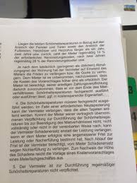 Und wenn ich sehe, was die kommunisten (spd, die linke und die. Muss Ich Renovieren Und Wenn Ja Reicht Streichen Mietrecht Mietvertrag Mietwohnung