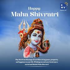 May the divine blessings of Lord Shiva bring peace, prosperity, and happiness to your life. Wishing you and your loved ones a sacred and blissful Maha Shivratri!, #ShivaRatri2025 #festival #KMVSpaces ...