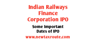 Irfc ipo allotment chances irfc ipo listing date irfc ipo subscription. Important Dates Of Irfc Ipo Listing Allotment Open Close Date Etc New Tax Route