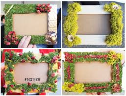 All you need are glue sticks and a glue gun, cardboard for the back and newspapers. Diy Picture Frame From Cardboard And Decorative Materials 14 Steps With Pictures Instructables