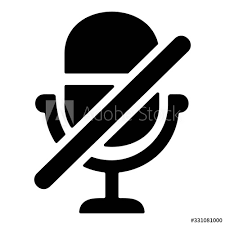 Ban speaker sound and no music audio illustration. Microphone Banned Icon No Mic Icon Mute Symbol Stock Vektorgrafik Adobe Stock