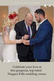 Where To Elope In Ontario Our Wedding Chapel In The Heart Of Niagara Falls On Historic Lundy S Lane I Niagara Falls Wedding Niagara Wedding Fall Wedding Venues