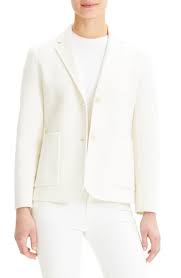 Shrunken Wool Cashmere Blazer