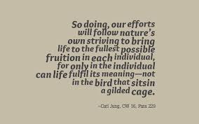 Bird In A Gilded Cage Quote So Doing Our Efforts Will Follow Nature S Own Striving To Bring Life To The Fullest Possible Fruition In Each Individual Carl Jung Quotations Meant To Be