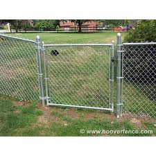 There is no set standard for residential fence height. Hoover Fence Residential Chain Link Fence Single Swing Gates 1 3 8 Galvanized Frame Hoover Fence Co