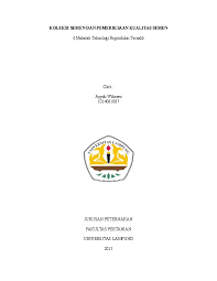 Maybe you would like to learn more about one of these? Doc Koleksi Semen Dan Pemeriksaan Kualitas Semen Ayyub Wibowo Academia Edu