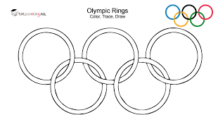 For boys and girls, kids and adults, teenagers and toddlers, preschoolers and older kids at school. Free Olympic Rings Coloring Tracing Pdf Olympic Ring Colors Olympic Rings Coloring Pages