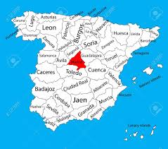 Localiza madrid hoteles en un mapa basado en la popularidad, precio o disponibilidad y consulta opiniones, fotos y ofertas en tripadvisor. Madrid Map Spain Province Vector Map High Detailed Vector Map Royalty Free Cliparts Vectors And Stock Illustration Image 72499625