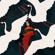 Birds Of Prey Cw 2020 Descendant Of The Crane Fanart Sticker By Cw Art From A Friend White Background 3 X3 In 2020 Fan Art Canvas Prints Art