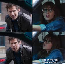 Toit memes, twice a day don't self promote inquiries: Brooklyn Nine Nine Jake Tries To Commandeer Jess Car Example And Template Without Text In Comments Memetemplatesofficial