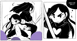 Pucca And Garu With Their Hair Down Pucca Cartoon Kiss Romantic Manga