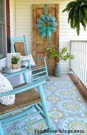 30 Rustic Spring Porch Decor Ideas To Help You Get Your Outdoor Space Ready For Spring Front Porch Decorating Porch Makeover Porch Decorating