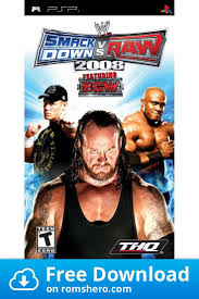 Download Wwe Smackdown Vs Raw 2008 Featuring Ecw Playstation Portable Psp Isos Rom Playstation Portable Wwe Game Wwe Game Download