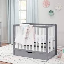 4.6 out of 5 stars with 28 ratings. Carter S By Davinci Colby 4 In 1 Convertible Mini Crib With Trundle In Grey And White Greenguard Gold Certified Pricepulse