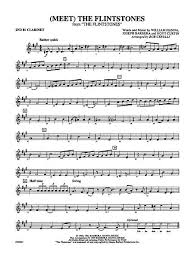 Download Meet The Flintstones 2nd B Flat Clarinet Sheet Music By Bob Cerulli Digital Sheet Music Clarinet Sheet Music