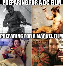Preparing For A Dc Film And Preparing For A Marvel Film Marvel Vs Marvel Memes Marvel Vs Dc