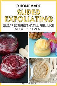 9 Homemade Sugar Scrubs For Super Soft Skin Mostly Julia Sugar Scrub Homemade Sugar Scrub Recipe Scrub Recipe