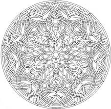 Colorare Per Adulti Disegno Mandalas Difficile Da Colorare