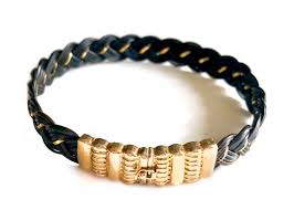 Elephant hair comes from the tails of elephants when they shed their hair naturally. Elephant Hair 14k Gold Bracelet Dkfarnum