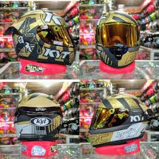 Review helm kyt rc7 yellow fluo | jbminerva. Helm Kyt Rc7 17 Black Gold Doff Paket Ganteng 100 Real Pict Shopee Indonesia