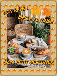 Bisous Patricia - Bon petit d�jeuner 🍊🥐🥖🍯☕🍵🙋💖 Bisous... | Facebook