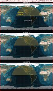 The perseid debris cloud is fairly wide (~0.1 au), filling the frame. Tonight S New Giraffes Meteor Shower Could Be A Great One Wvpe