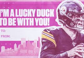 Perfect to give alongside a valentines day shirt, valentines day box, valentines day exchange cards, valentines day for school, valentines day. Steelers Pirates Penguins Offer Specialized Player Valentine S Day Cards Pittsburgh Post Gazette