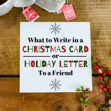 On this page you'll find regular festive christmas card greetings for friends and family, and also some thoughtful messages that reflect the challenges many of us have faced this year. What To Write In Christmas Cards And Holiday Letters To Friends And Family Holidappy