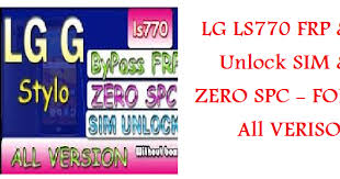 How to unlock your phone to change carriers your boost . Lg Ls770 Frp Unlock Sim Zero Spc For All Verison