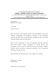 Contoh surat penawaran produk dalam bahasa inggris. Doc Proposal Penawaran Produk Ginanjar Safari Academia Edu