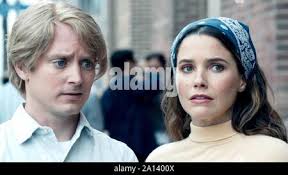 DRUNK HISTORY, from left: Elijah Wood (as John C. Raines), Sophia Bush (as  Bonnie Raines), 'Whistleblowers', (Season 6, ep. 613, aired July 16, 2019).  ©Comedy Central