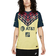 De c.v., commonly known as club américa or simply américa, is a professional football club based in mexico city, mexico. Club America Nike 2021 22 Home Vapor Match Authentic Jersey Yellow