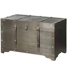 The trunk is entirely handmade and hand stained for a fantastic. Vintiquewise Brown Large Wooden Storage Trunk With Lockable Latch Target