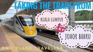 You'll need to take two separate train services. Taking The Train From Kuala Lumpur To Johor Bahru Youtube