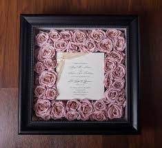 47 Wedding Invitation Framed With Flowers 14 Wedding Invitation Keepsake Framed Wedding Invitations Bouquet Preservation