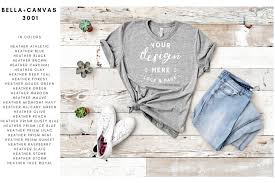 Mockup Bundle Bella Canvas T Shirt Shirt Mockup Bella Canvas Mockup