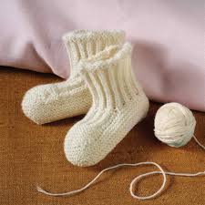 Crochet baby booties are among the most popular handcrafted projects. Baby Booties From A Vintage Knitting Pattern Piecework