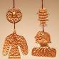 Embossed Copper Foil Christmas Decorations event in Redruth