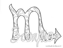 Each of these 12 signs will tell you how someone looks at life, their strengths, and their weaknesses. Zodiac Coloring Pages Doodle Art Alley