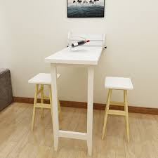 Truth be told, these tables are interesting because they are not the usual. Wall Mounted Drop Leaf Table Hwf Dining Table Convertible Desk Folding Solid Wood Fold Table Colour White By Wall Mounted Drop Leaf Table Shop Online For Homeware In Fiji