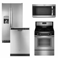Package 8 Whirlpool Appliance Package 4 Piece Appliance Package Stainless Steel Gas Whirlpool Kitchen Appliances Appliance Packages Whirlpool Appliance