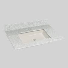 Modular vanity tops 37 x 22 solid white cultured marble vanity top and bowl. The Marble Factory 37 In X 22 In Bathroom Vanity Top With Undermount Sink Willow Mist Rona