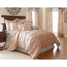 24 Piece Comforter Set Ella Blush Queen Walmart Com Remodel Bedroom Comforter Sets Complete Bedding Set